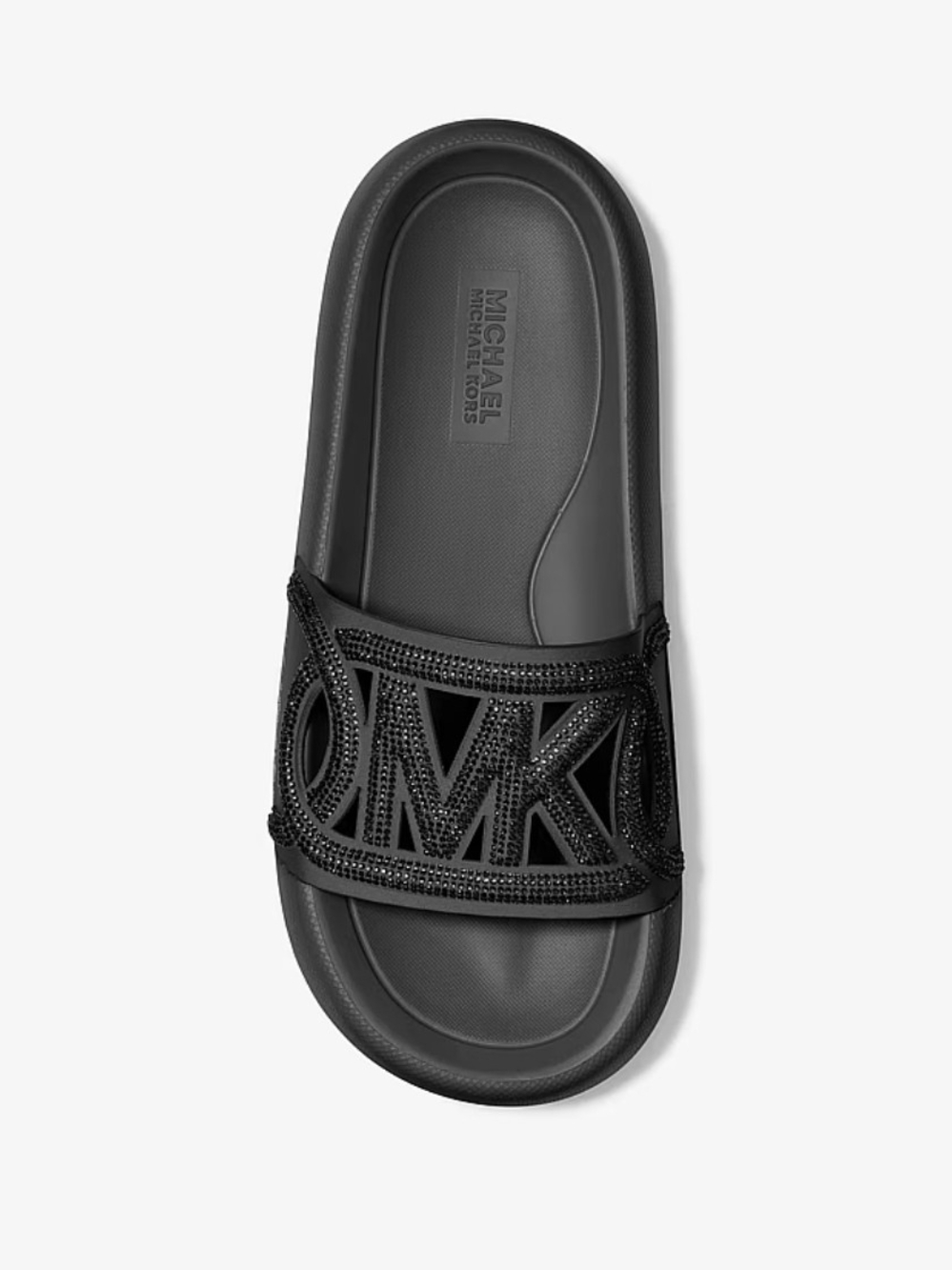 Michael Kors Men’s Black MK Logo Slide Sandal Size 8